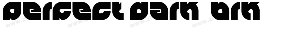 Perfect Dark (BRK)字体转换